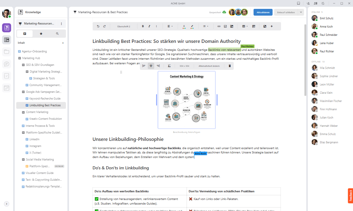 AppsDock Knowledge - Wissensmanagement App für Unternehmen